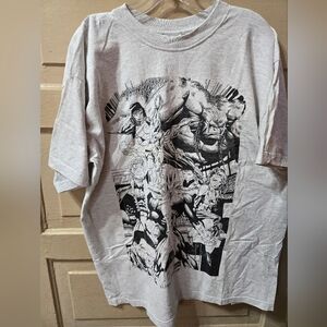 Marvel Comics 1997 Vintage Sketch Graphic Short Sleeve Tshirt Mark Athletic